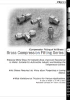 PISCO BRASS COMPRESSION FITTING CATALOG BRASS COMPRESSION FITTING SERIES: COMPRESSION FITTING OF ALL BRASS